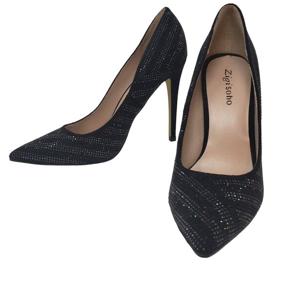 Zigi Soho Taran Crystal Pumps Heels - 8 - Picture 1 of 8